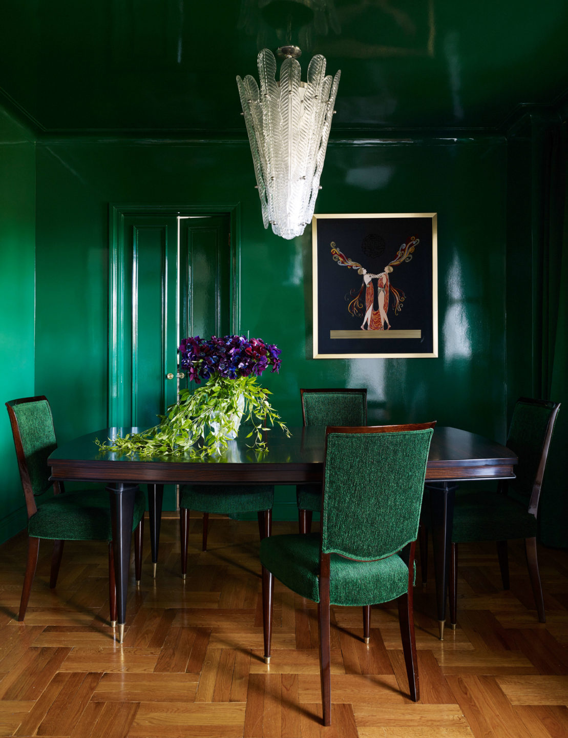 green-dining-room